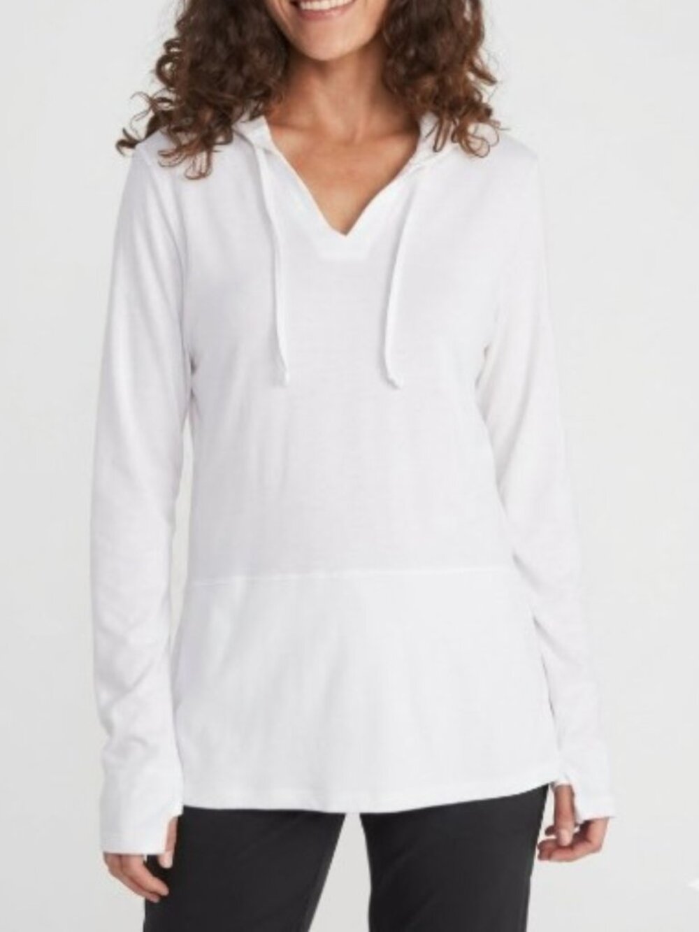 ExOfficio Women's BugsAway® Lumen™ Hoody in White, Size Small